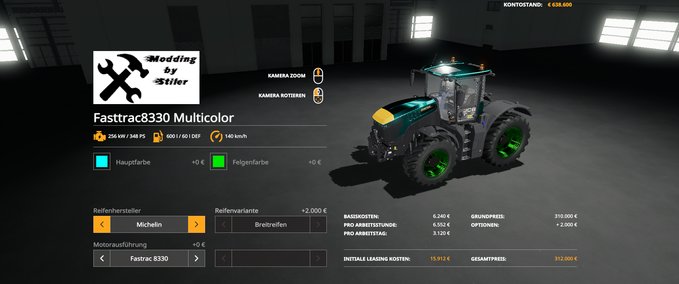 JCB Fasttrac 8330 Landwirtschafts Simulator mod