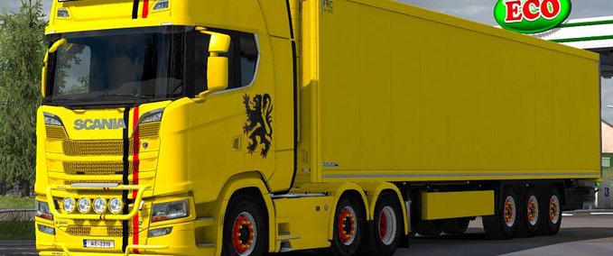 Sound Scania R&S V8 Crackle Sound Mod [1.35 - 1.36] Eurotruck Simulator mod