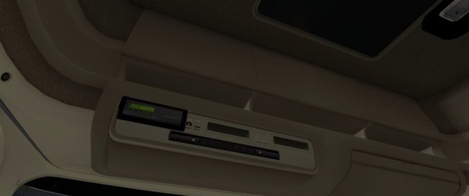 Interieurs Scania R Lux Beiges Leder Interieur 1.36.x Eurotruck Simulator mod