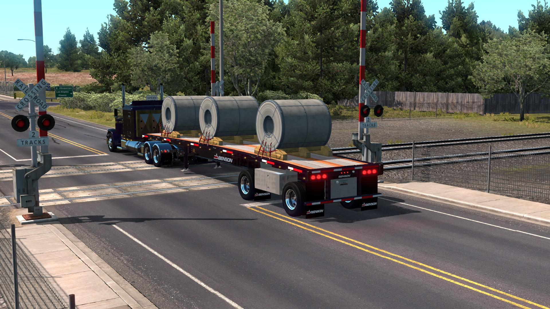 OWNABLE BENSON FLATBED TRAILER V1.0 1.36.X thumbnail 4