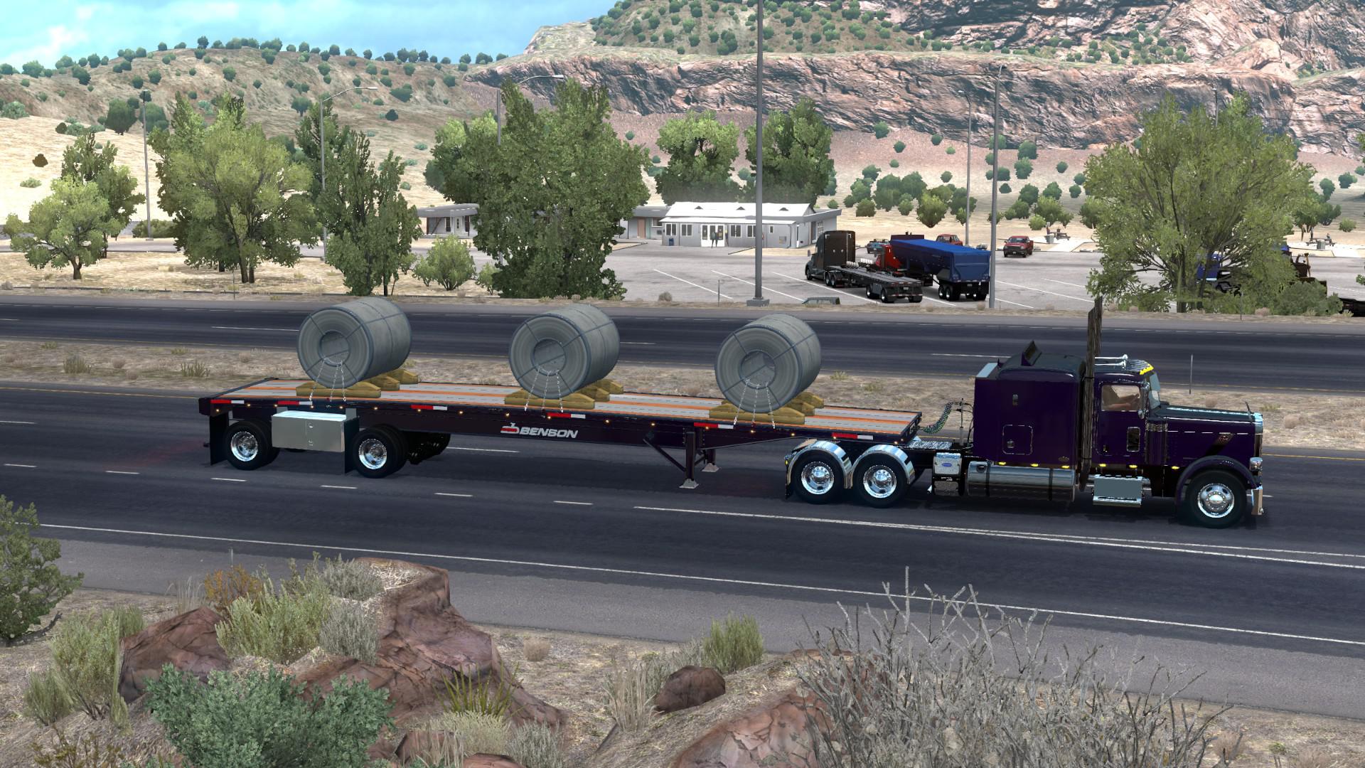 OWNABLE BENSON FLATBED TRAILER V1.0 1.36.X thumbnail 2
