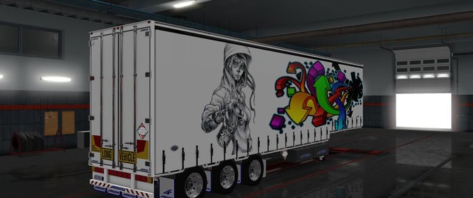 Trailer Drop Anhänger 1.36.x Eurotruck Simulator mod