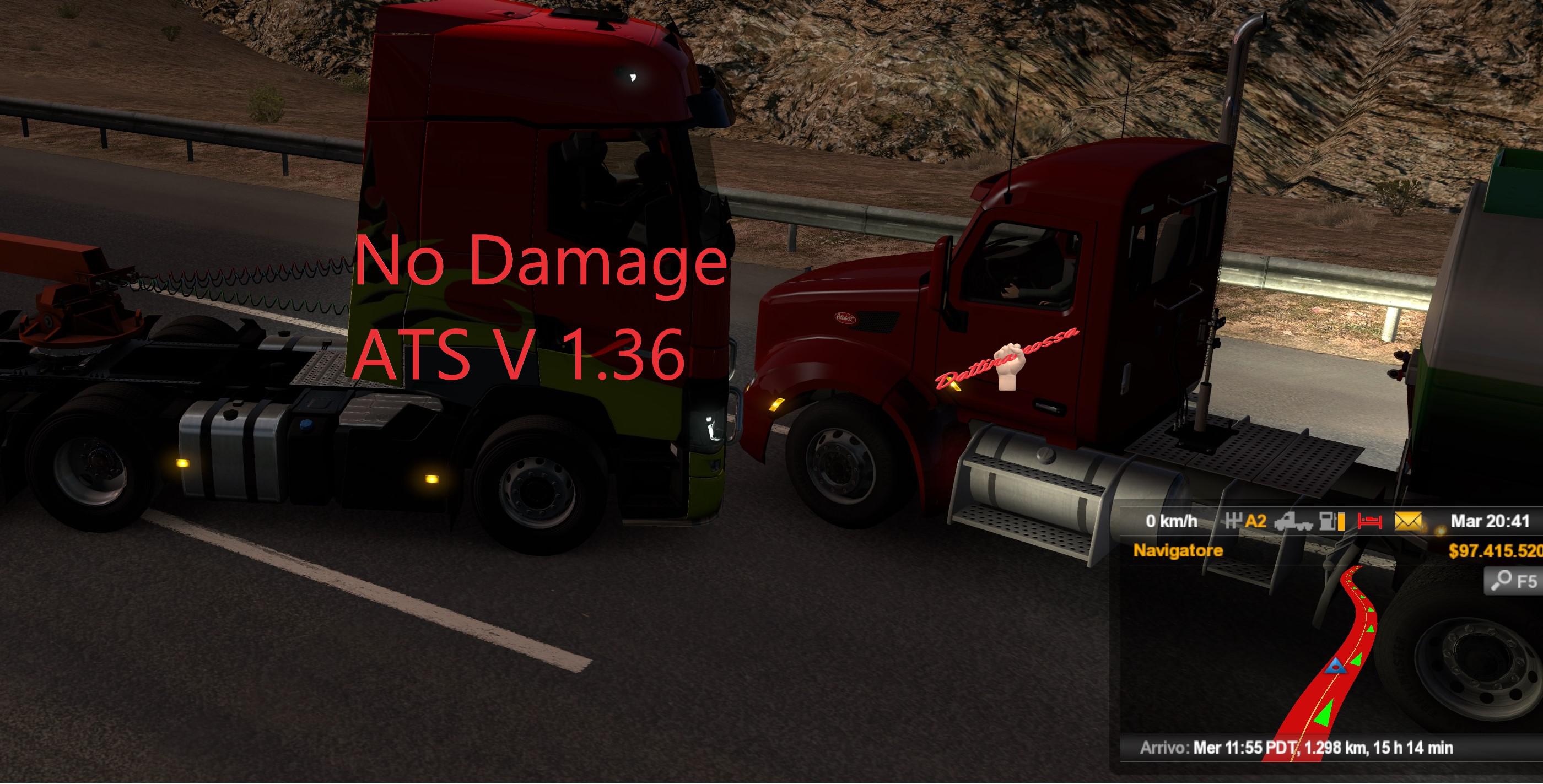 [ATS] NO DAMAGE V1.1 (1.36.X)