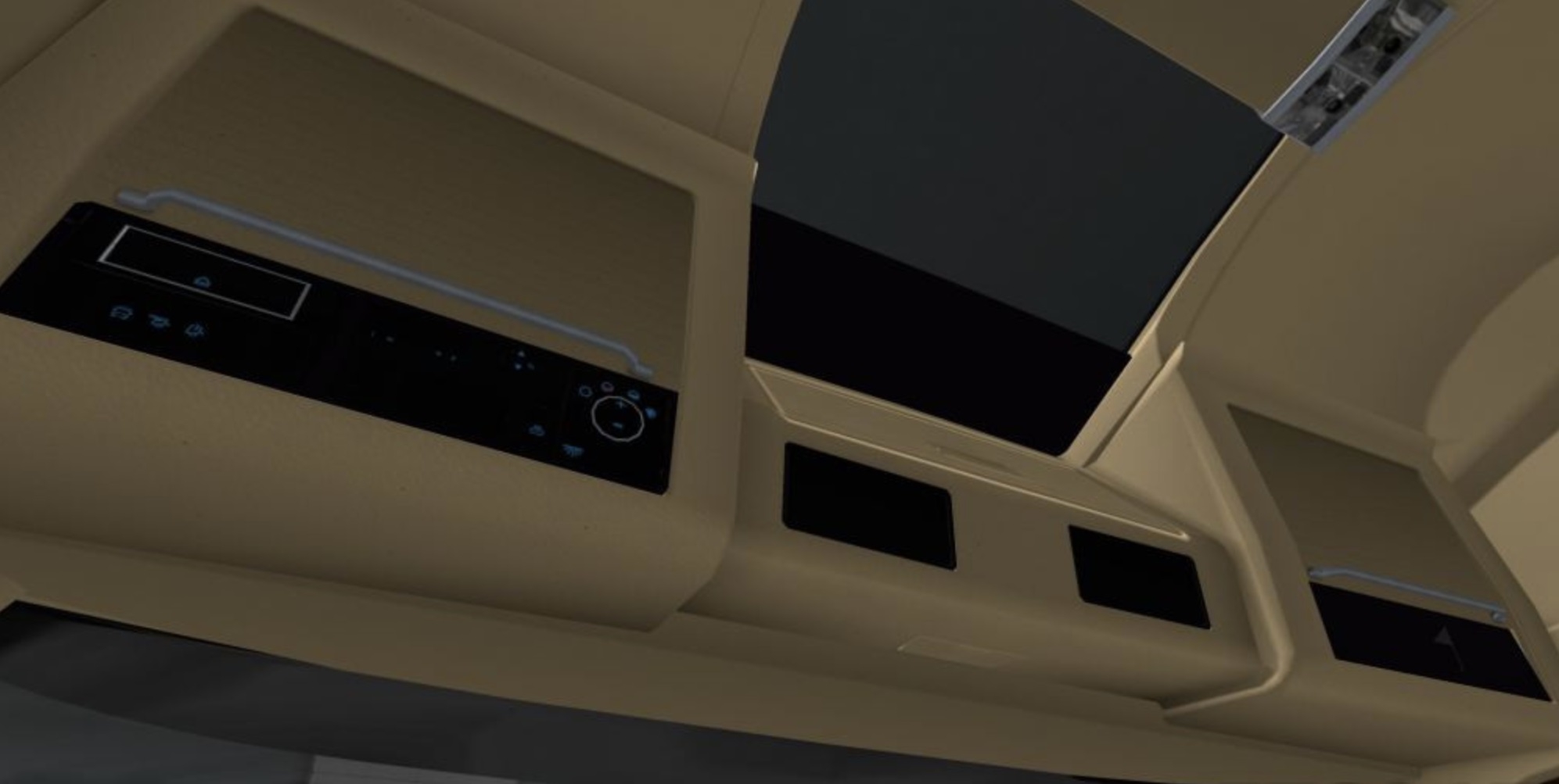 Volvo FH16 2012 Wooden Cream Interior + Blue Dashboard 1.36.x - Thumbnail 1