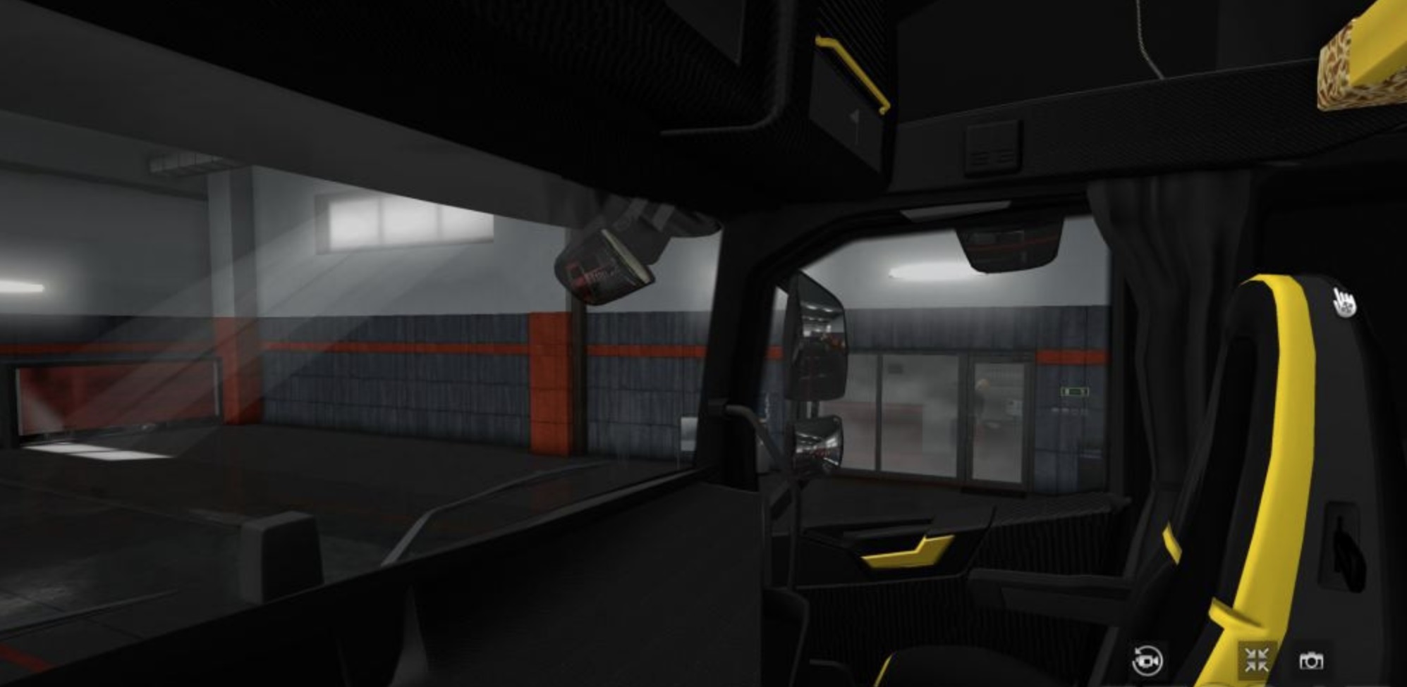 Volvo FH 2012 Black - Yellow Interior With Red Button Lights 1.36.x - Thumbnail 1