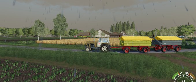 fifth wheel HW80 transfer trailer Farming Simulator mod