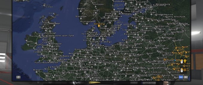 Maps Farbiger Hintergrund für alle Karten [1.36.x] Eurotruck Simulator mod