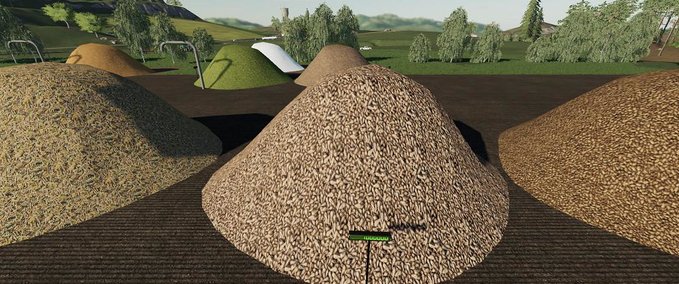 Gebäude Dynamisches Freiland Haufenlager Landwirtschafts Simulator mod