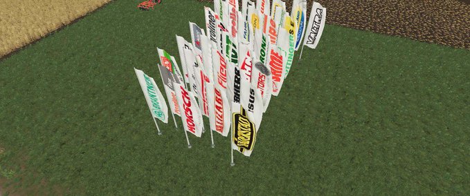 Platzierbare Objekte Platzierbare Markenflaggen Landwirtschafts Simulator mod