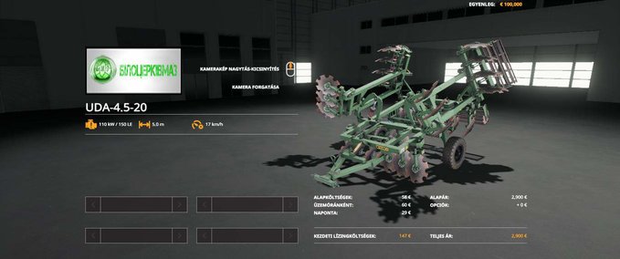 Grubber & Eggen UDA 4.5-20 Landwirtschafts Simulator mod