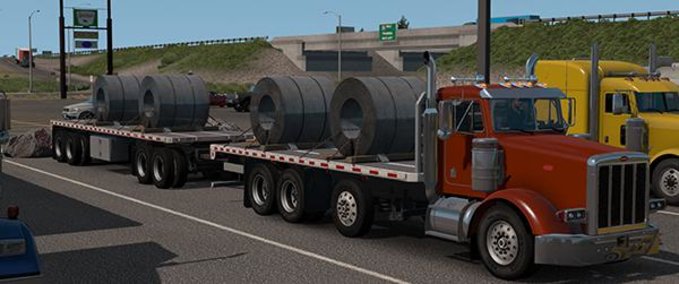 Anbauteile Project 3XX Schwerlast LKW und Anhänger Addon Mod  American Truck Simulator mod
