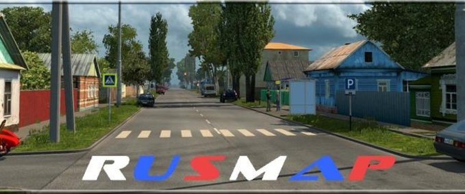 Maps PM 2.4.2 + RusMap 1.9.1 Straßenverbindung (1.36.x) Eurotruck Simulator mod