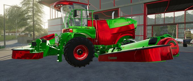 Krone Big M 450 Bunt Landwirtschafts Simulator mod