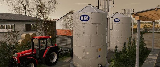 Gebäude BIN Grain Silos Extension Landwirtschafts Simulator mod