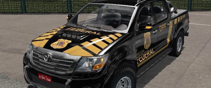 GTA V MOD Policia - Carro HILUX da Policia 