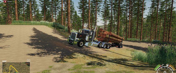 Peterbilt & Kenworth Peterbilt 389 Pole Truck Landwirtschafts Simulator mod