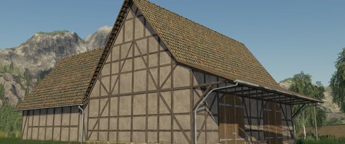 Gebäude Große Timberframe-Scheune Landwirtschafts Simulator mod