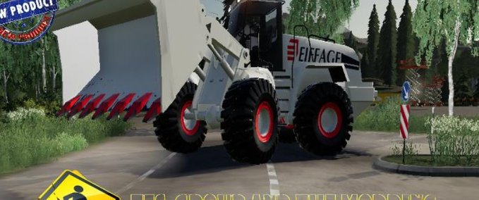Bagger & Radlader CHARGEUR 980 EIFFAGE Landwirtschafts Simulator mod