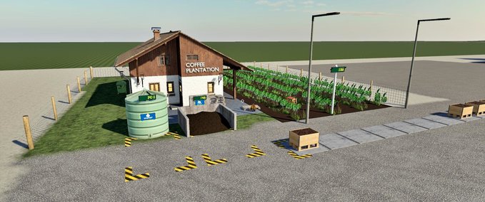Platzierbare Objekte Kaffeeplantage Landwirtschafts Simulator mod