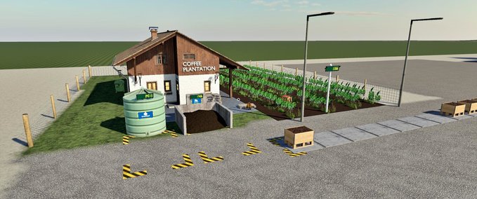 Placeable Objects Coffee Plantation Farming Simulator mod