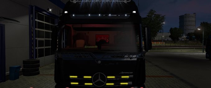 Mods Interior Back Lights v5 Eurotruck Simulator mod