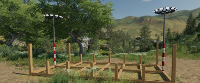 Platzierbare Objekte Baumstammlager Landwirtschafts Simulator mod