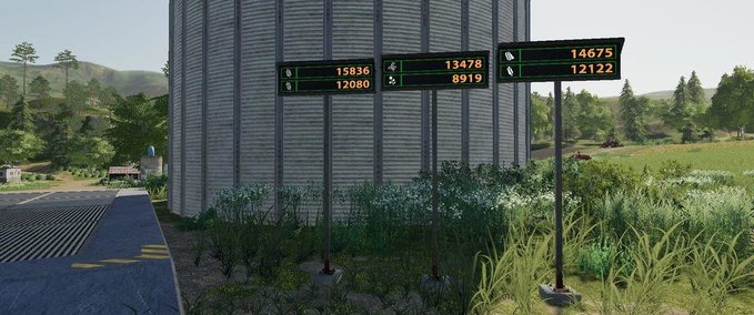 Objekte Silo Displays Landwirtschafts Simulator mod