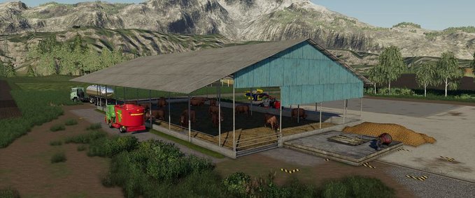Objekte Metal Cows Barn Landwirtschafts Simulator mod