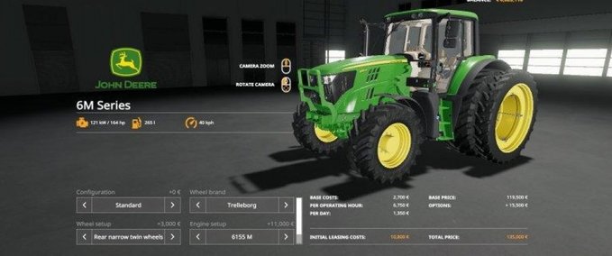 John Deere John Deere 6M Custom Landwirtschafts Simulator mod