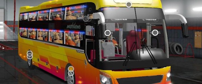 Sonstige VIETNAM BUS MOD THACO MOBIHOME 2016 [1.36.X] Eurotruck Simulator mod