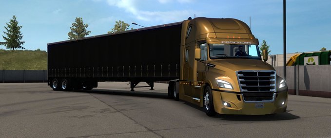 Trailer NUVAN CURTAIN 1.36.X American Truck Simulator mod