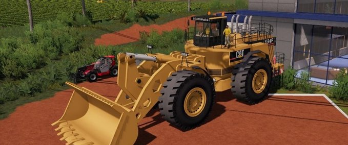 Bagger & Radlader CAT 994F Landwirtschafts Simulator mod