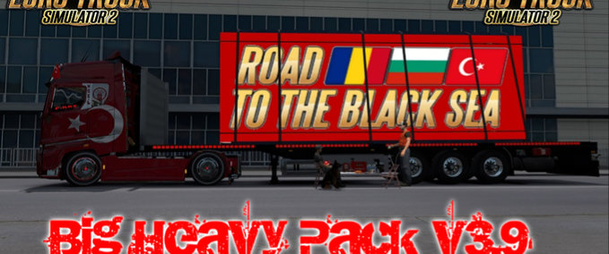 Trailer Big Heavy Pack v3.9 Eurotruck Simulator mod