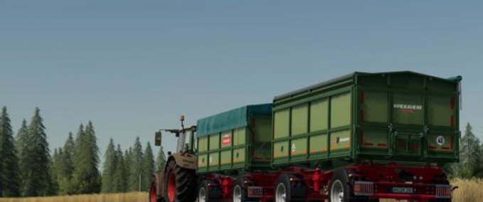 Anhänger Rudolph DK280W Landwirtschafts Simulator mod