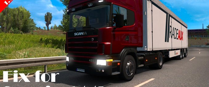 Scania Scania 144L + Kompatibilitäts - Fix [1.36.X] Eurotruck Simulator mod
