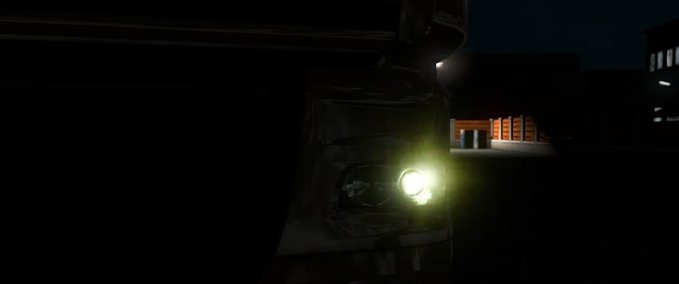 Sonstige Neon Gelbe Xenon Scheinwerfer [1.35 - 1.36] Eurotruck Simulator mod