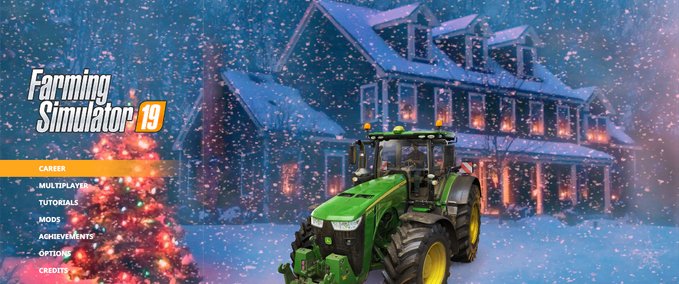 Tools FS19 MERRY CHRISTMAS 2019 MENU BACKGROUND Landwirtschafts Simulator mod