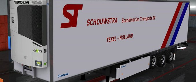 Trailer KRONE SCHOUWSTRA ANHÄNGER [1.36.X] Eurotruck Simulator mod