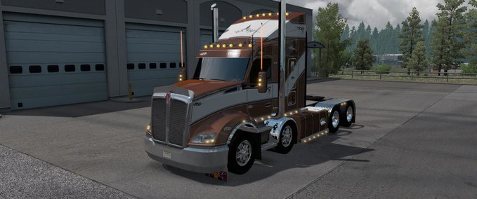 Trucks KENWORTH T610 MULTI CHASSIS 1.36.X American Truck Simulator mod