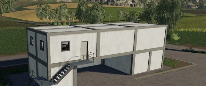Platzierbare Objekte Container Büro Landwirtschafts Simulator mod