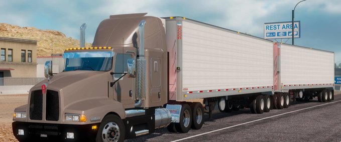 Trucks MEGA PACK KENWORTH T800 - T600 - T660 [1.36.X] American Truck Simulator mod