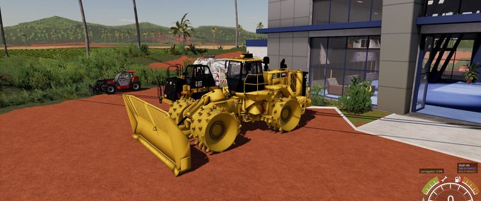 Bagger & Radlader CAT 836K Landwirtschafts Simulator mod