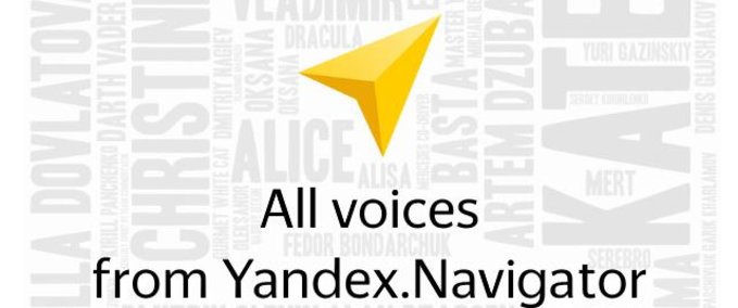 Sound YANDEX NAVIGATOR - ALLE SPRACHEN [1.36.X] Eurotruck Simulator mod