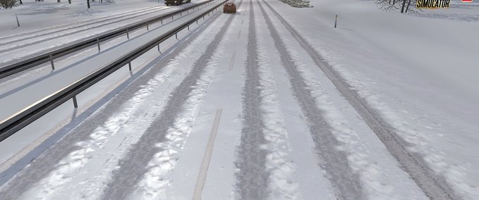 Sonstige Addon für das frostige winterliche Wetter von Schumi [1.36.x] Eurotruck Simulator mod