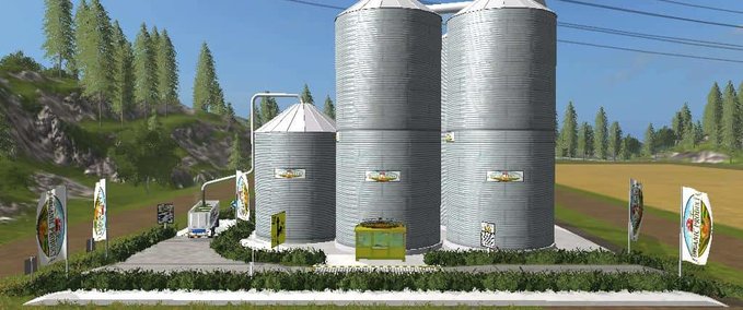 Gebäude mit Funktion Silo Organic Product Mod Landwirtschafts Simulator mod
