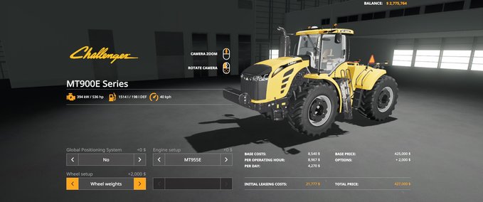 Sonstige Traktoren Challenger MT900E Landwirtschafts Simulator mod
