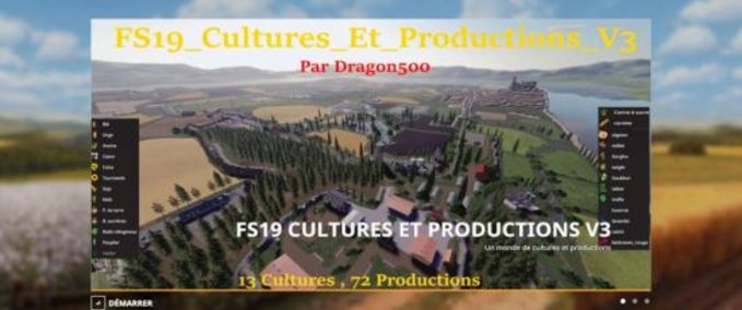 Maps Cultures Et Productions Landwirtschafts Simulator mod