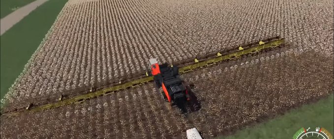 Sonstige Selbstfahrer Rostselmash +50m Crazy Square Cotton Baler Landwirtschafts Simulator mod