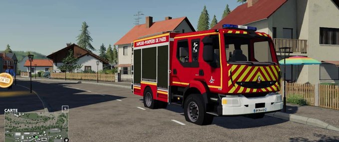 Feuerwehr FPT POMPIERS DE PARIS BSPP MOD Landwirtschafts Simulator mod