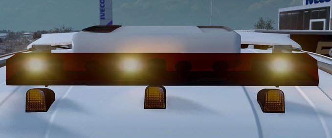 Sonstige FLASHING LIGHT BAR PRO EVOLUTION 1200 [1.36.X] Eurotruck Simulator mod